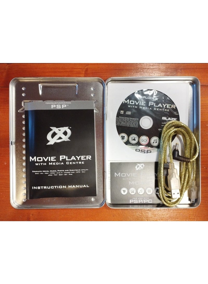 بي إس بي PSP Xploder Movie Player مع Media Centre | تشغيل الفيديو والموسيقى والصور | أداة Cheatsave | دعم نقل عبر USB | متوافق مع جهاز PSP - Image 3